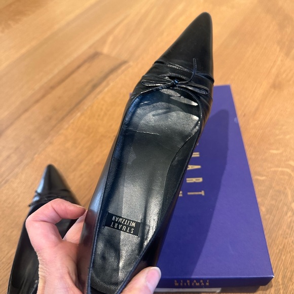 Stuart Weitzman Black Women's Shoes - Picture 7 of 8